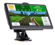 GPS Navigator for Car, Latest 2025 Map 7 inch Real Voice prompts Turn