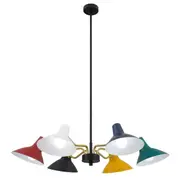 Farbon 6L Pendant Light Multi-Colour | Telbix Lighting