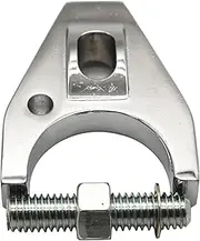 Universal Distributor Clamp Chrome Billet Aluminum Distributor Clamp Hold Down for Chevy SBC BBC SB BB HEI Electronic