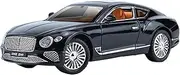 Diecast Model Car 1:24 for Bentley Continental Static Alloy Scale Car Model with Openable Doors Suitable for Office Decoration Metal Motor Vehicles(White)