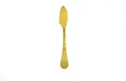 Mepra AZ1097CB1120 Casablanca Oro Table Fish Knife, [Pack of 12], 20.95 cm, Polished Gold Finish, Dishwasher Safe Tableware
