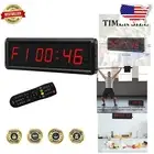 Visible 1.5inch Digital Gym Timer - Adjustable Brightness & Stopwatch Feature