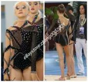 Rhythmic Gymnastics Leotard,Acrobatic Baton Twirling Tap Ice Dance Costume