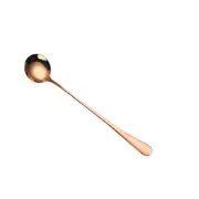 5Pcs Leaves Stainless Steel Long Handleful Spoon
