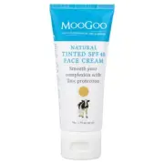 MooGoo Natural Tinted SPF40 Face Cream 50g