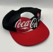 Coca Cola Baseball Cap Euro 2020 Hat Taste the Feeling Black Red White - New
