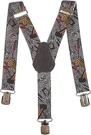 Olata Kinder Hosenträger mit Vielzahl von Mustern | Elastische Y-Hosenträger (1-5 Jahre) – 2,5 cm