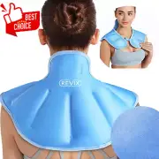 Extra Large Neck & Shoulder Ice Pack Wrap Reusable Gel Cold Pack for Pain Relief