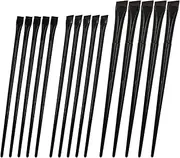 15 Pcs Eye-liner Brush Set, 3 Styles Fine Angled Eye Liner Brushes, Eyebrow Concealer Brush, Ultra Thin Slanted Flat Angled Precision Eyebrow Makeup Brush for Beauty Cosmetic Tool, Black