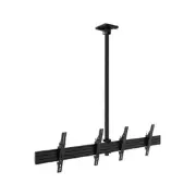 Atdec 2x1 ceiling menu board mount, single pole, 1.75m rail, tilting angle. Max
