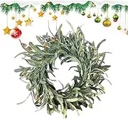 Artificial Wreath Ornaments, Hangable Easter Wreath, Easter Egg Garland, Easter Wreath Decor, Door Wreath Ornaments, Wall Wreath Decorations, Holiday Wreath Decor for Door Wall Mantel Decor
