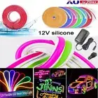 5/10/15/20M Waterproof LED Strip Flexible Neon Rope Light Tube Tape Bar Adv Sign