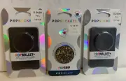 PopSockets Lot of (3) PopWallet+ PopGrip Cell Phone Grip & Stand Original New