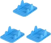 3pcs Smartphone Phone Holder Car Pad Mat GPS Holder Phone Stand Bracket Silicone Car Dashboard for