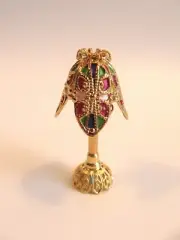 dollhouse doll house miniature ELECTRIC TIFFANY TABLE LAMP MULTI COLOR SHADE #3