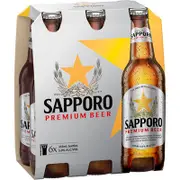 Sapporo Bottles 355mL