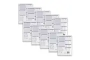 10pc Spirax P119 Exercise Book A4 School Stationery 12mm Ruled 96-Pages Green
