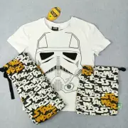 Peter Alexander Junior Star Wars PJ Set Stormtropper Short Sleeve Top Long Pants