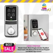 Lockly Model 7S Smart Deadbolt Lock with Touchscreen Keypad Bluetooth Mobile App