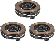 uxcell Drill Press Spring Drill Press Quill Feed Return Coil Spring Assembly Spring Steel Chemical Blackening Finish 1540mm Expand Long 52 x 12 x 0.7mm 3 Pcs