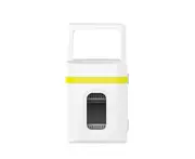 Mini Refrigerator in Vehicle Dormitory Cosmetics Refrigerator - YELLOW
