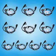 10pcs wired Air tube earpiece for BAOFENG 5R Radio UV-5R kenwood Walkie UV-K5