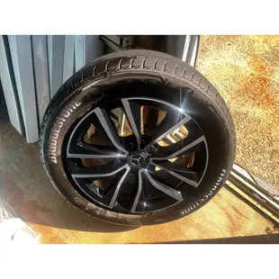 BENZ 原廠 255/50R18 賓士S級 鋁圈+輪胎4顆 (二手)