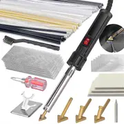 150W 3-In-1 Plastic Welder, Plastic Welding Kit,Soldering Tips Plastic Welder Kit for DIY, Bumper Ka Black EU Plug