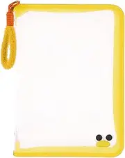 Zip Envelopes for Documents - File Organiser Folder - Transparent Document Folder Organiser Envelope | Portable Compartment Folder with Zip and Carry Handle for Paper Projects