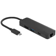 J.Burrows USB-C to 4-in-1 Multi Port Hub