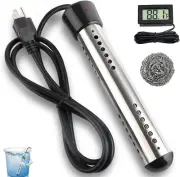 2000W Immersion Water Heater with 304 SS Guard Fast Heats up 5 Gallons Water in