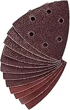 JECOMPRIS 40 in 1 Mixed Grits 6-hole Hook and Loop Sanding Sheets 60/80/120/240 Grits