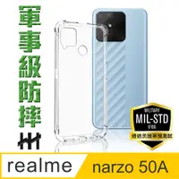 在飛比找PChome24h購物優惠-HH 軍事防摔手機殼系列 realme narzo 50A 