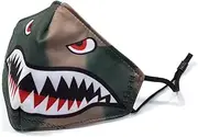 Face Mask - Curtiss P-40 Tiger Teeth (Kids Size)