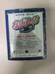 1991 Upper Deck Final Edition Set Box Factory Sealed 100 Cards MLB Brand New CA