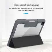 Tough On iPad Pro 2022 / 2021 / 2020 11" Case Smart Cover Clear Back Black