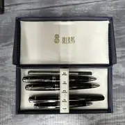 BILL BLASS BLACK WITH SILVER ACCENTS PEN SET