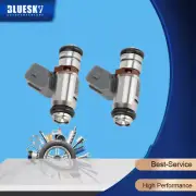 Set of 2 Fuel Injectors For Harley Davidson Touring Road King Dyna Electra Glide