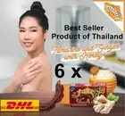 6 x ASANTEE Herbal TAMARIND GINGER HONEY Vit C AHA Antibacterial Soap Halal 125g