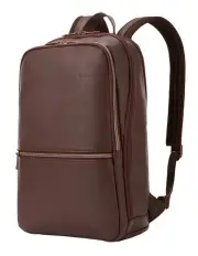 [Samsonite] Classic Leather Slim Backpack in Brown