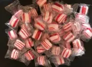 Peppermint MINT TWISTS Hard Candy- BULK CANDY- 1/2 POUND BAG