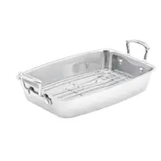 Scanpan Impact 44cm x 26cm Large Roasting Pan With Rack