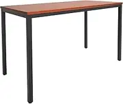 Rapidline Steel Frame Drafting Height Table, Cherry Top & Black P/C Frame, 1500 x 750 mm