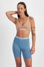 [Bonds] Bonds Women's Chafe Off Short in Summer Storm Size: 10, Moisture-Wicking 10 Summer Storm