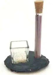 Slate Incense Holder with Incense