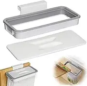 Odisen Portable Trash Bag Holder, Hanging RV Garbage Bag Holder with Lid Kitchen Trash Bin Garbage Bags Storage Rack