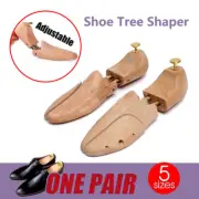 Adjustable Men Women Cedar Wooden Shoe Tree Shaper Keeper Wood Stretcher