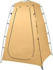 Camping Shower Tent, Trip Changing Room Shelter, 47.24x47.24x74.8 inches 4 in 1 Multifunctional Privacy Enclosure, Portable Tent with Storage for Beach, and Backyard Use
