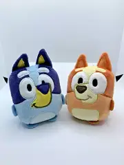 Bluey Mini Plush, Backpack Clip, Bluey & Bingo Set