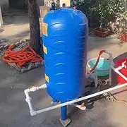 Pressure Water Tank for Well Systems, Automatic Tap Water Booster Storage Tank, Pressure Tank Made of Thickened PE Plastic, for Domestic/Industrial/Agricultural Water Use (60L/15.8